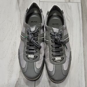 BOSS Men's Gray Sneakers